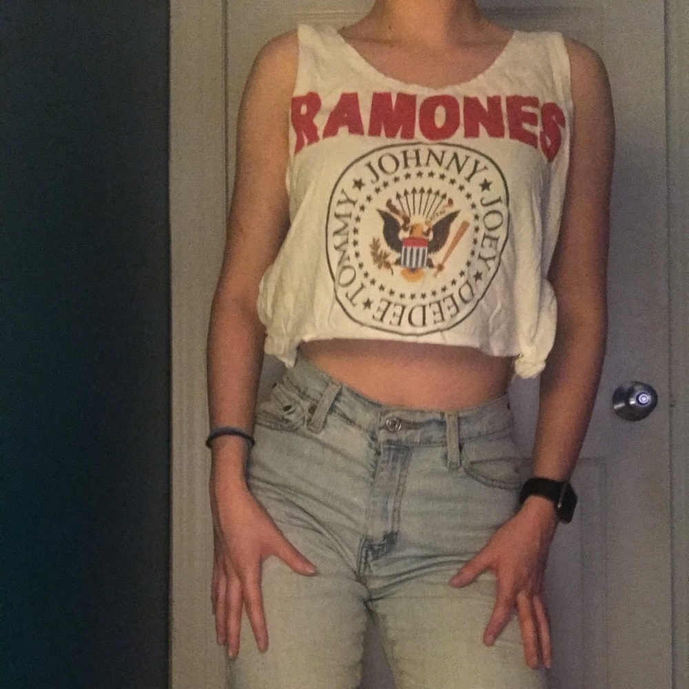 Ramones crop top
